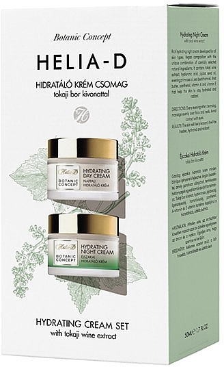 Набор - Helia-D Botanic Concept Hydrating Cream Set (d/cr/50ml + n/cr/50ml) — фото N1