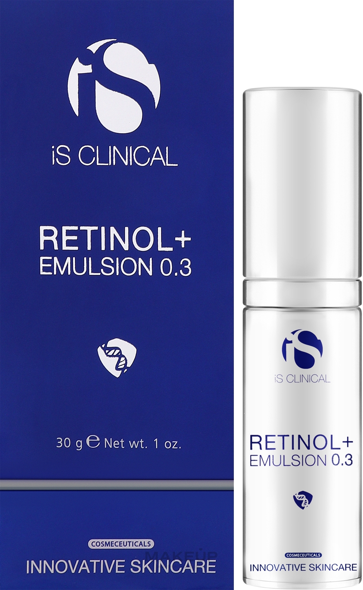 Відновлювальна емульсія з ретинолом - iS Clinical Retinol+ Emulsion 0.3 — фото 30ml