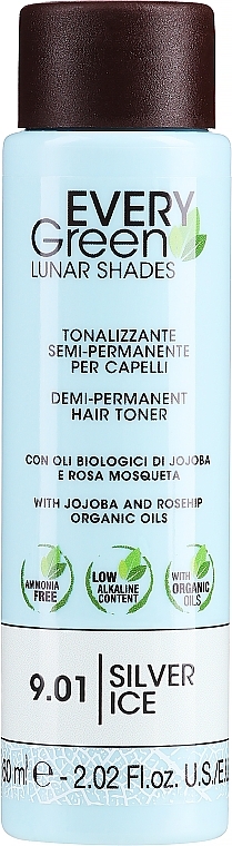 Тонер для волос - EveryGreen Lunar Shades Demi-Permanent Hair Toner — фото N1