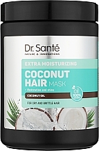 Маска для волос "Восстановление и блеск" - Dr. Sante Coconut Hair — фото N3