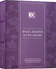 Парфумерія, косметика Набір - Brazil Keratin Bio Volume (shm/300ml + cond/300ml + serum/100ml)