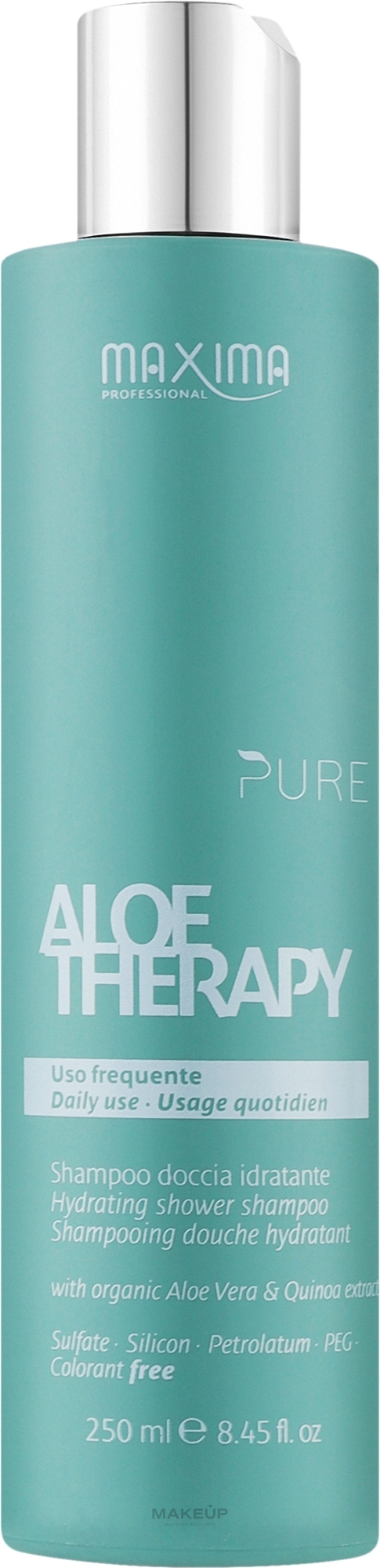 Шампунь для волосся - Maxima Aloe Therapy Pure Hydrating Shower Shampoo — фото 250ml