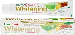 ПОДАРУНОК! Відбілювальна зубна паста - Farmasi EuroFresh Whitening Toothpaste — фото N1