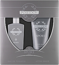 Парфумерія, косметика Instituto Espanol Poseidon Sport - Набір (edt/150ml + ash/lot/100ml)