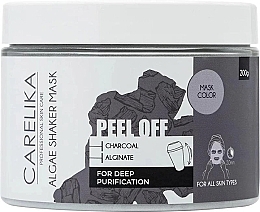 Парфумерія, косметика Маска-шейкер для обличчя з вугіллям - Carelika Peel Off Algate Shaker Mask