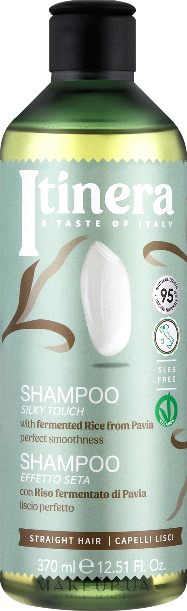 Шампунь для волос с ферментированным рисом - Itinera Fermented Rice Shampoo — фото 370ml