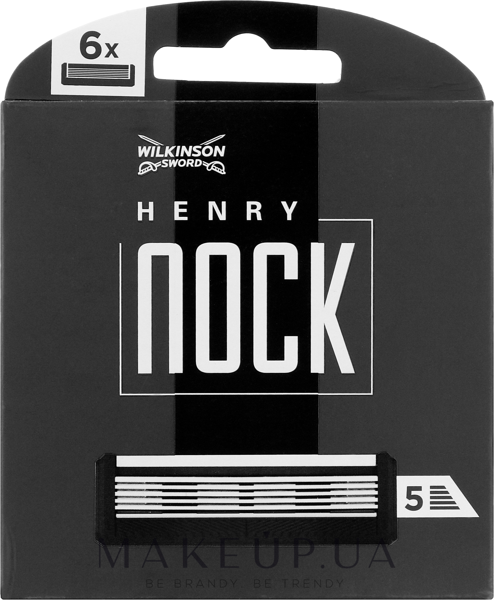 Сменные лезвия "Hanry Nock", 6 шт. - Wilkinson Sword Henry Nock — фото 6шт