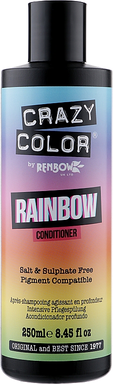 Безсульфатный радужный кондиционер для волос - Crazy Colour Rainbow Care Conditioner — фото N1