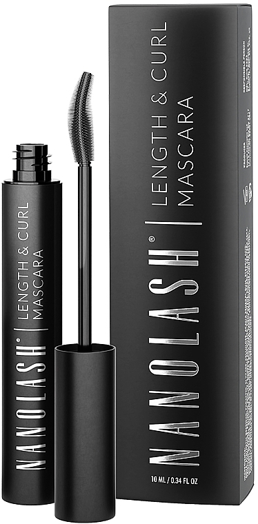 Тушь для ресниц "Удлинение и подкручивание" - Nanolash Length & Curl Mascara — фото N1