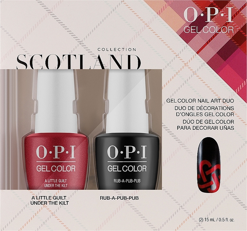 Набір - O.P.I Fall Scotland Collection GelColor Art Duo Pack №2 — фото N1