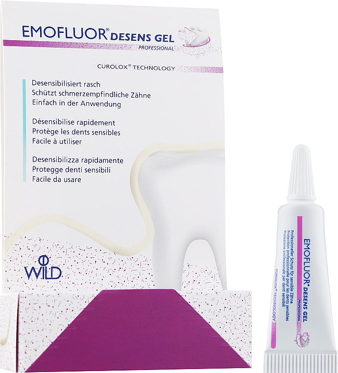 Гель для зубов - Dr. Wild Emofluor Desens Gel Professional — фото N2