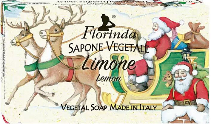 Мило туалетне "Lemon" - Florinda Christmas Collection Soap — фото N1