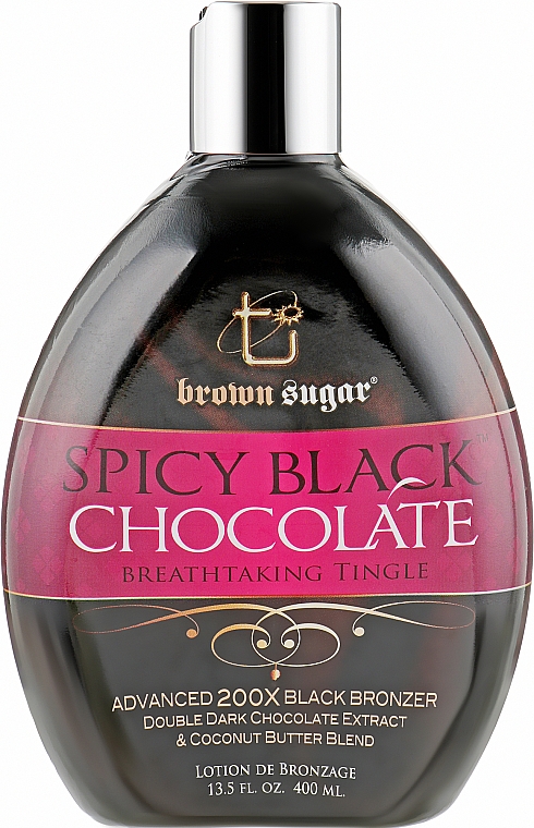 Крем для загара в солярии с бронзантами и экстра тинглами - Tan Incorporated Spicy Black Chocolate 200X