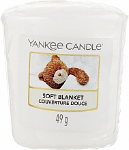 Парфумерія, косметика Ароматична свічка "М'яка ковдра" - Yankee Candle Scented Votive Candle Soft Blanket