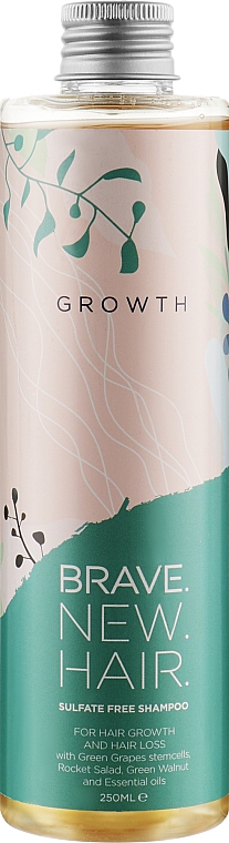 Шампунь для волосся, яке повільно росте й схильне до випадання - Growth Biopharma Brave New Hair Shampoo — фото N1