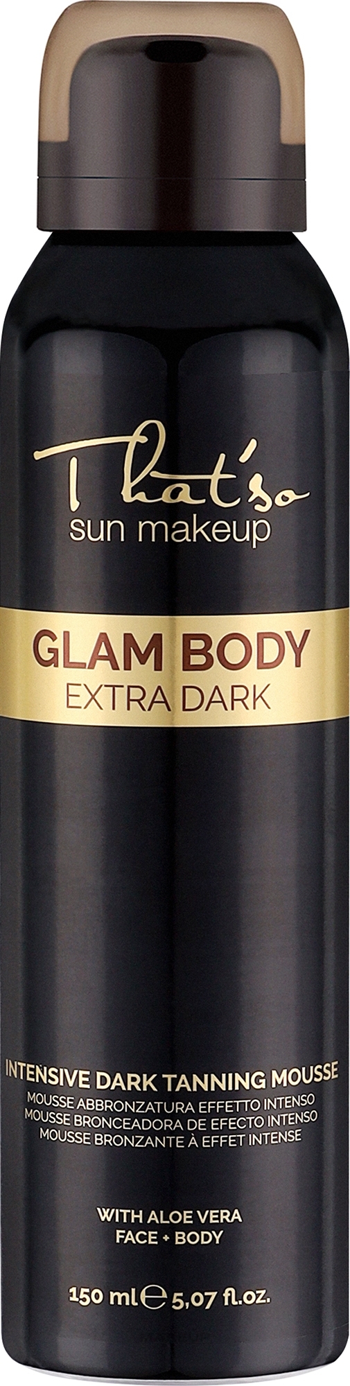 Мусс-автозагар для гламурного бронзового загара, Extra Dark - That's So Glam Body Mousse — фото 150ml