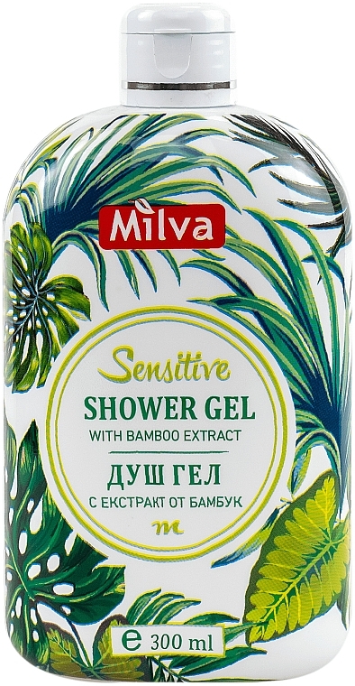 Гель для душу з екстрактом бамбука - Milva Sensitive Shower Gel With Bamboo Extract — фото N1