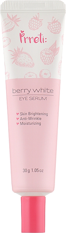 Осветляющая сыворотка для кожи вокруг глаз - Prreti Berry White Eye Serum 