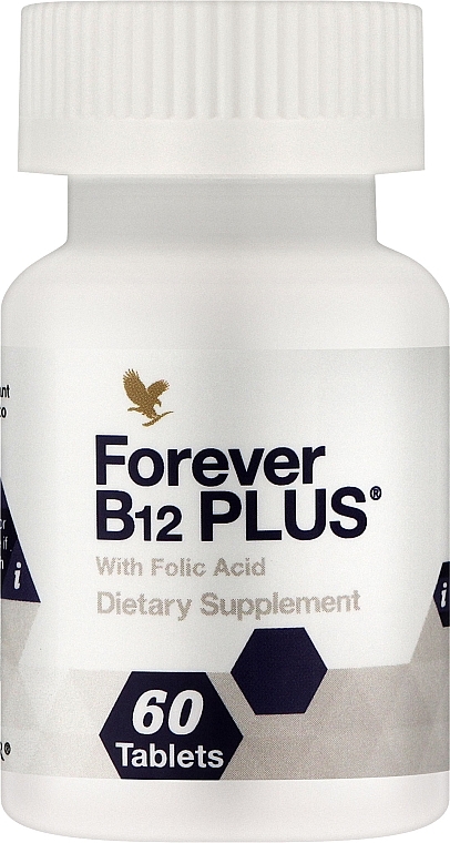 Пищевая добавка "B12 Плюс" - Forever Living B12 Plus with Folic Acid — фото N1