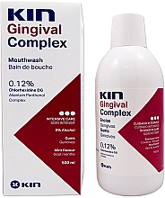 Ополаскиватель для полости рта с пантенолом и хлоргексидином - Kin Gingval Complex Mouthwash — фото N1