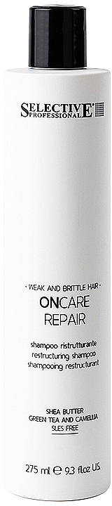 Шампунь для слабых и тонких волос - Selective Professional On Care Repair Restructing Shampoo — фото N1