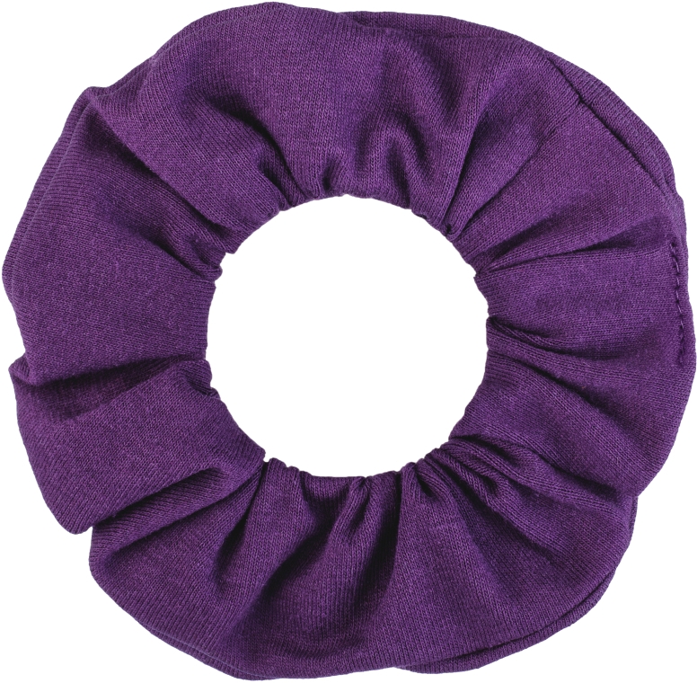 Резинка для волос трикотаж, фиолетовая "Knit Classic" - MAKEUP Hair Accessories — фото N2