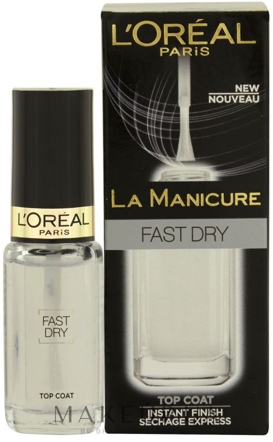 betalingsmiddel timeren Forvirret L'Oreal Paris La Manicure Fast Dry Top Coat - Быстросохнущее верхнее  покрытие для ногтей: купить по лучшей цене в Украине | Makeup.ua