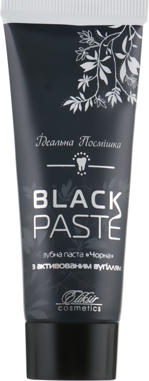Зубна паста з активованим вугіллям - Еліксир Black Paste — фото N2