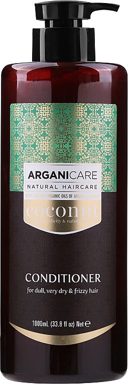 Кокосовый кондиционер для волос - Arganicare Coconut Conditioner For Dull, Very Dry & Frizzy Hair — фото N3