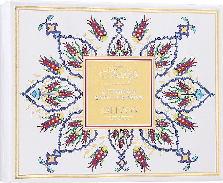 Набір - Olivos Ottaman Bath Soap Tulip Gift Set (soap/2х250g + soap/2х100g) — фото N1