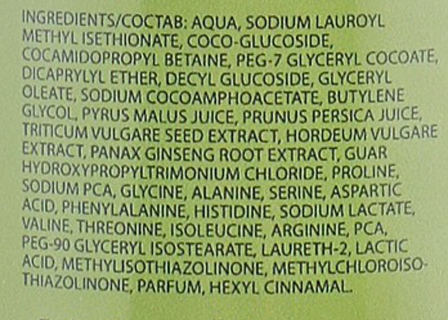 Био-шампунь для волос "Женьшень и яблоко", регенерация окрашенных волос - Venita Bio Natural Care Ginseng and Apple Shampoo — фото N3