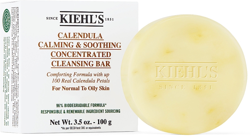 Мило для обличчя - Calendula Calming and Soothing Concentrated Facial Cleansing Bar — фото N1