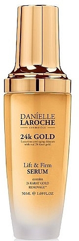 Сироватка для обличчя - Danielle Laroche Cosmetics 24K Gold Lift Firm Serum — фото N1