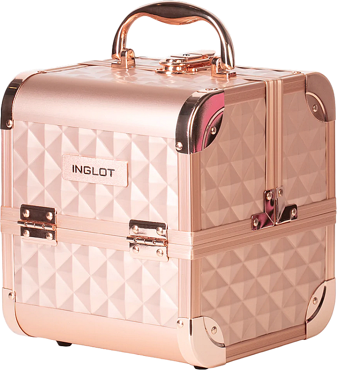 Косметичний кейс, рожеве золото - Inglot Diamond Makeup Case KC-MB152 MK107-4HE Rose Gold — фото N2