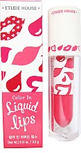 Духи, Парфюмерия, косметика Жидкая помада для губ - Etude Color In Liquid Lips