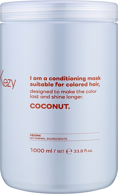 Маска для фарбованого волосся - Kezy Coconut Mask — фото N2