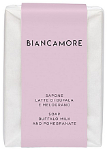 Мыло - Biancamore Soap Buffalo Milk And Pomegranate — фото N1