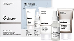 Парфумерія, косметика Набір - The Ordinary The Clear Set (cl/foam/50ml + f/serum/30ml + f/cr/30ml)