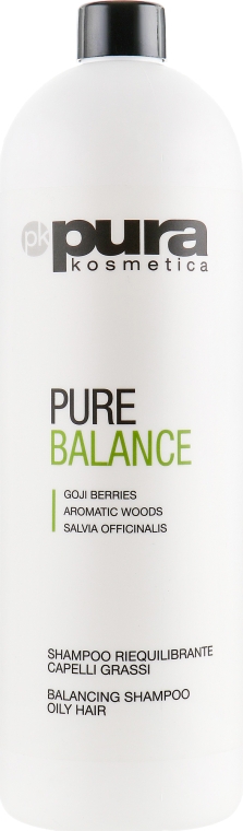 Шампунь балансирующий для жирных волос - Pura Kosmetica Pure Balance Shampoo — фото N3
