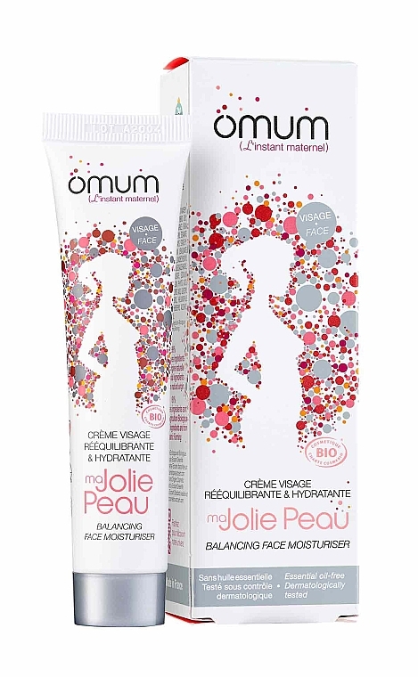 Зволожувальний і балансувальний крем для обличчя - Omum Balansing Face Moisturiser — фото N1