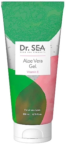 Гель для обличчя й тіла "Aloe Vera" з вітаміном Е - Dr.Sea Aloe Vera Gel With Vitamin E — фото N1