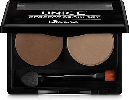 Духи, Парфюмерия, косметика УЦЕНКА Набор для бровей - Unice Divine Perfect Brow Set *