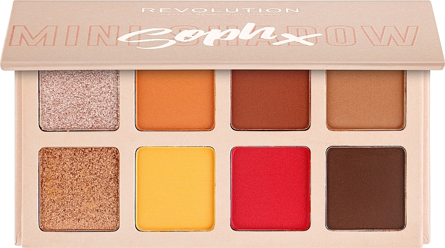 Палетка теней для век - Makeup Revolution X Soph Mini Spice Eyeshadow Palette — фото N1