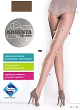 Колготки для женщин "Argenta" с ионами серебра, 15 Den, naturel - Knittex — фото N1