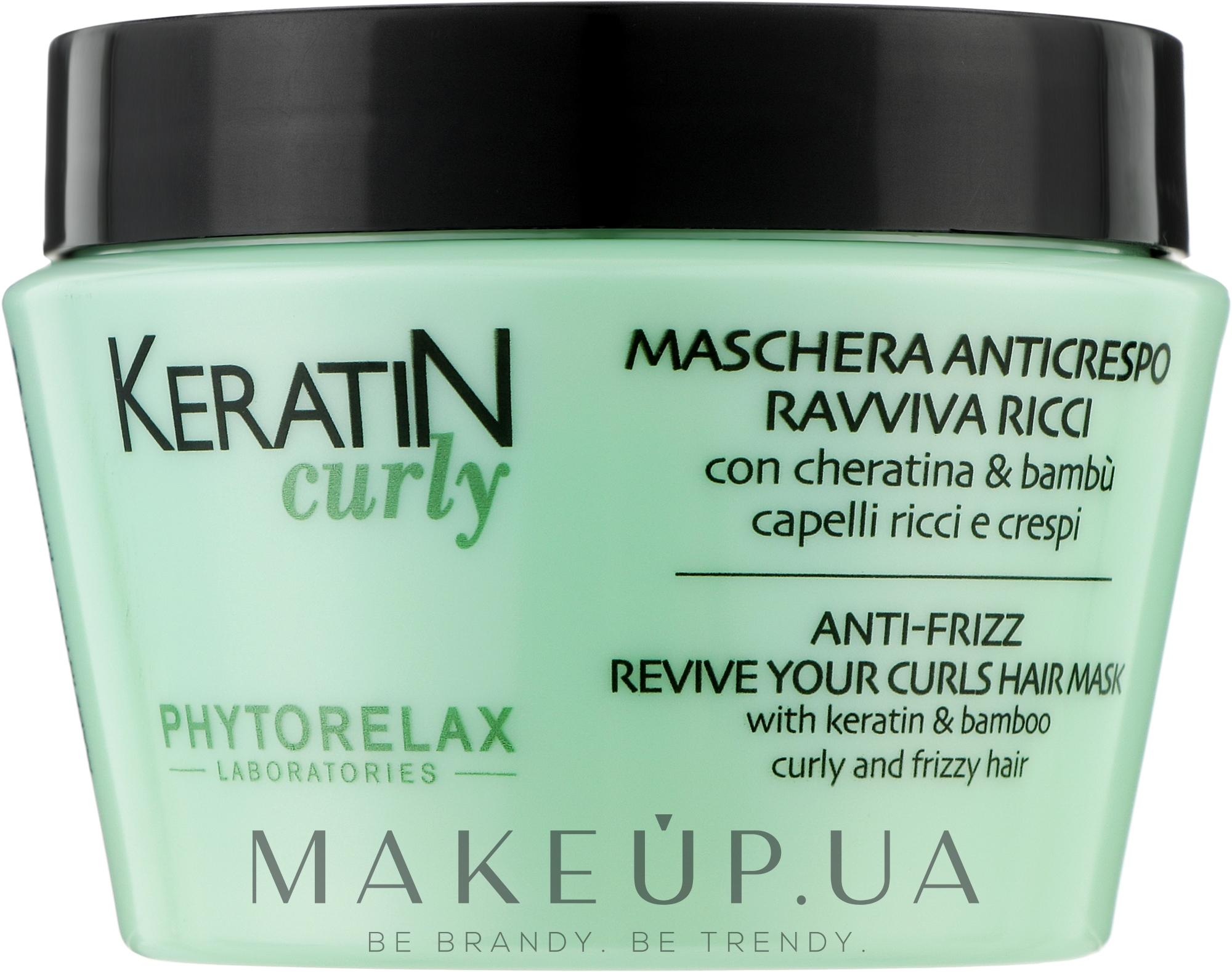 Маска для вьющихся волос - Phytorelax Laboratories Keratin Curly Anti-Frizz Revive Your Curls Hair Mask — фото 250ml