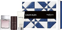 Парфумерія, косметика Calvin Klein Euphoria Men - Набір (edt 100ml + a/sh/b 100ml + deo-stik 75ml)