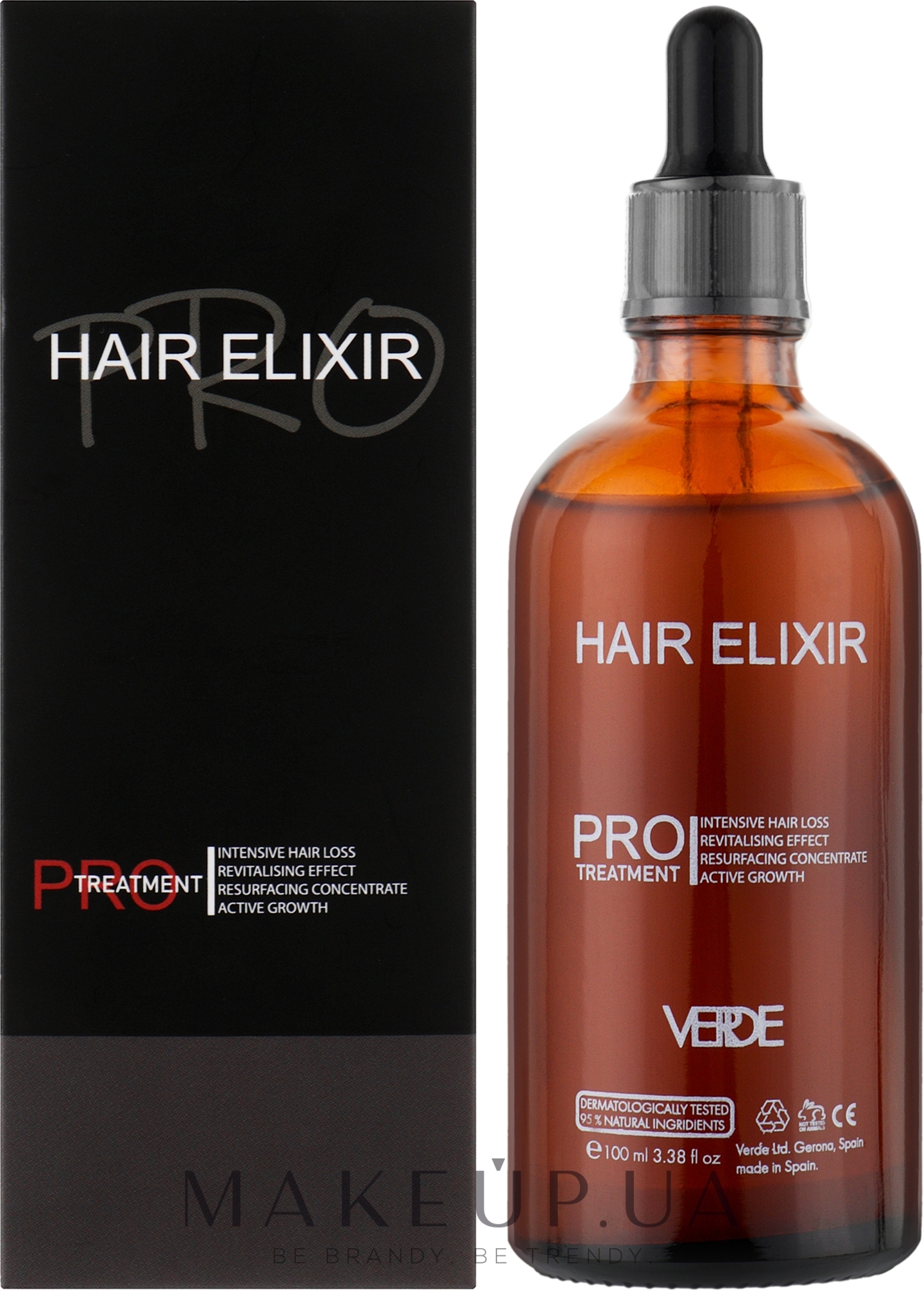 Эликсир против выпадения и роста волос - Verde Hair Elixir — фото 100ml