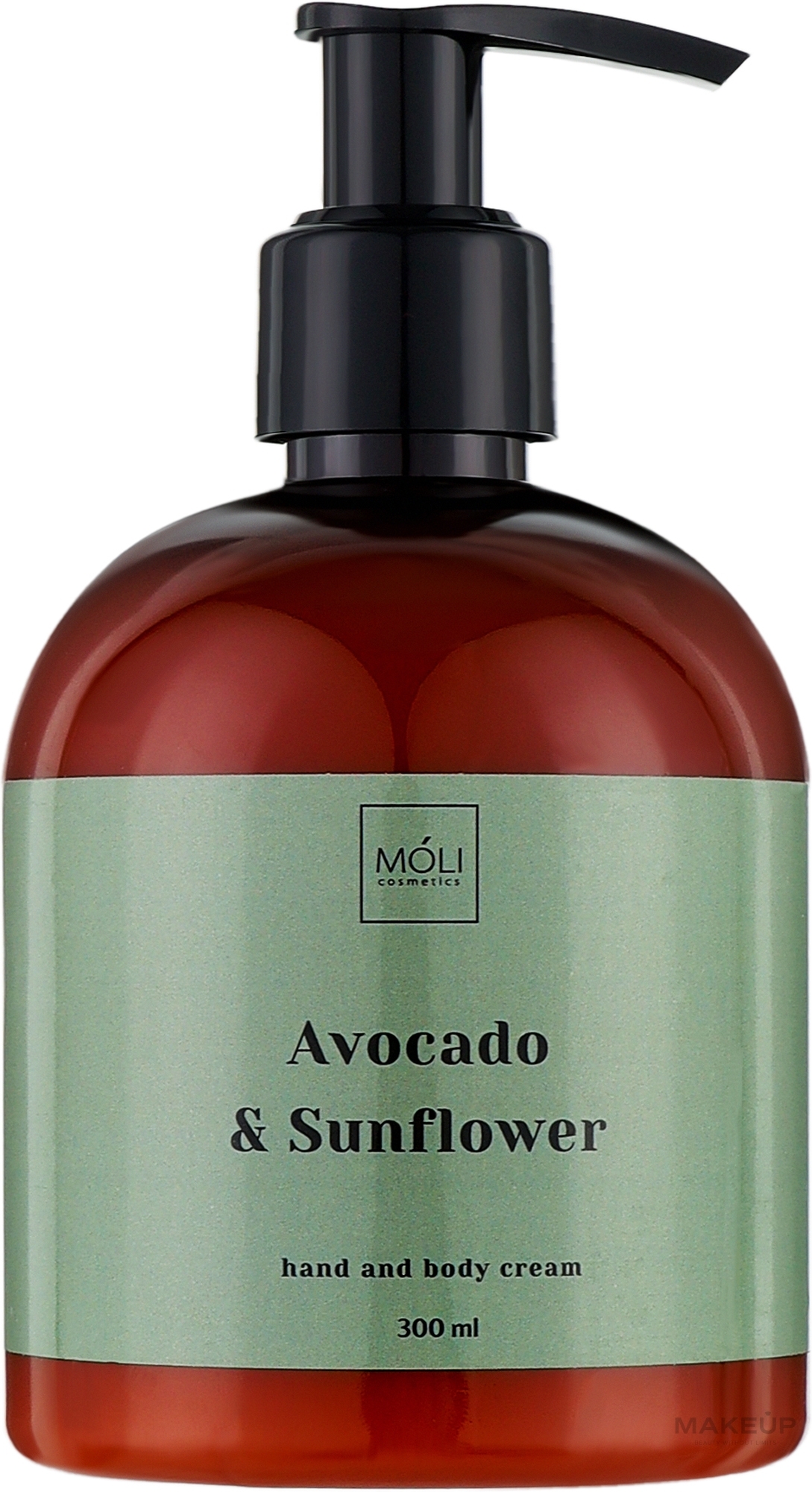 Крем для рук с авокадо и подсолнечником - Moli Cosmetics Avocado & Sunflower — фото 275ml