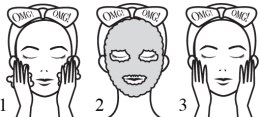 Двокомпонентна маска для очищення обличчя - Double Dare OMG! 2in1 Kit Detox Bubbling Microfiber Mask — фото N4