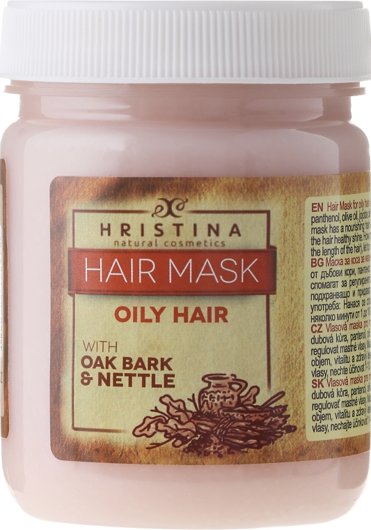 Маска для жирного волосся - Hristina Cosmetics Hair Mask Oily Hair — фото N1